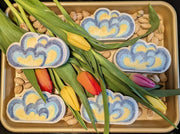 Clouds Bath Bomb - Rainbows! - Peaches and Pearls Eureka